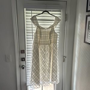 Off shoulder white dress